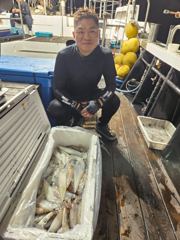 7월30일 제주쎄븐호 한치 조황 사진