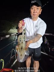 !!!8월 22일 야간무늬오징어 세자릿수채우고 마무리!!! 사진