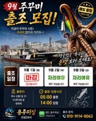 여수 용주피싱 9월 주꾸미 출조 모집 합니다 사진