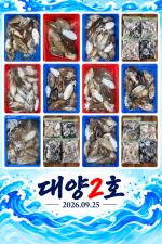 오이도 대양2호 조황사진(26.09.26) 사진