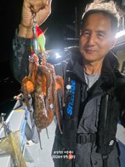 삼천포 문어 대박조황! 주간반, 야간반 매일출조!
