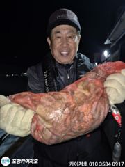 [포항] 7일 야간 돌 문어 조황 입니다