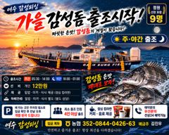 토요일 일요일 감성돔흘림찌낚시 자리여유