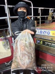 [군산] 9일 야간 홈런호 문어 신나게 뜯고 철수