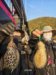 < 팀 인천 루키나 >> 10. 11. 7물 << 루키나 2호 갑오징어 조황 >> 사진