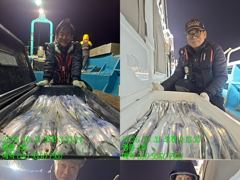(14석통영명륜3호)대갈치 쿨러만땅 쿨러조황 손맛보고 입항중^^계속 달립니다고생하셨습니다(내일부터 계속예약가능)